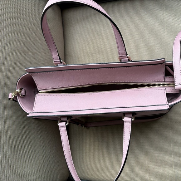 Kate Spade Hadlee Laurel Way Dusty Peony Large Leather Handbag - Picture 3 of 10